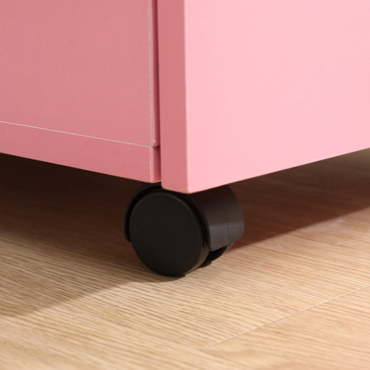 Armário com rodas e 3 gavetas, carrinho organizador para salão de beleza e estúdio de manicure