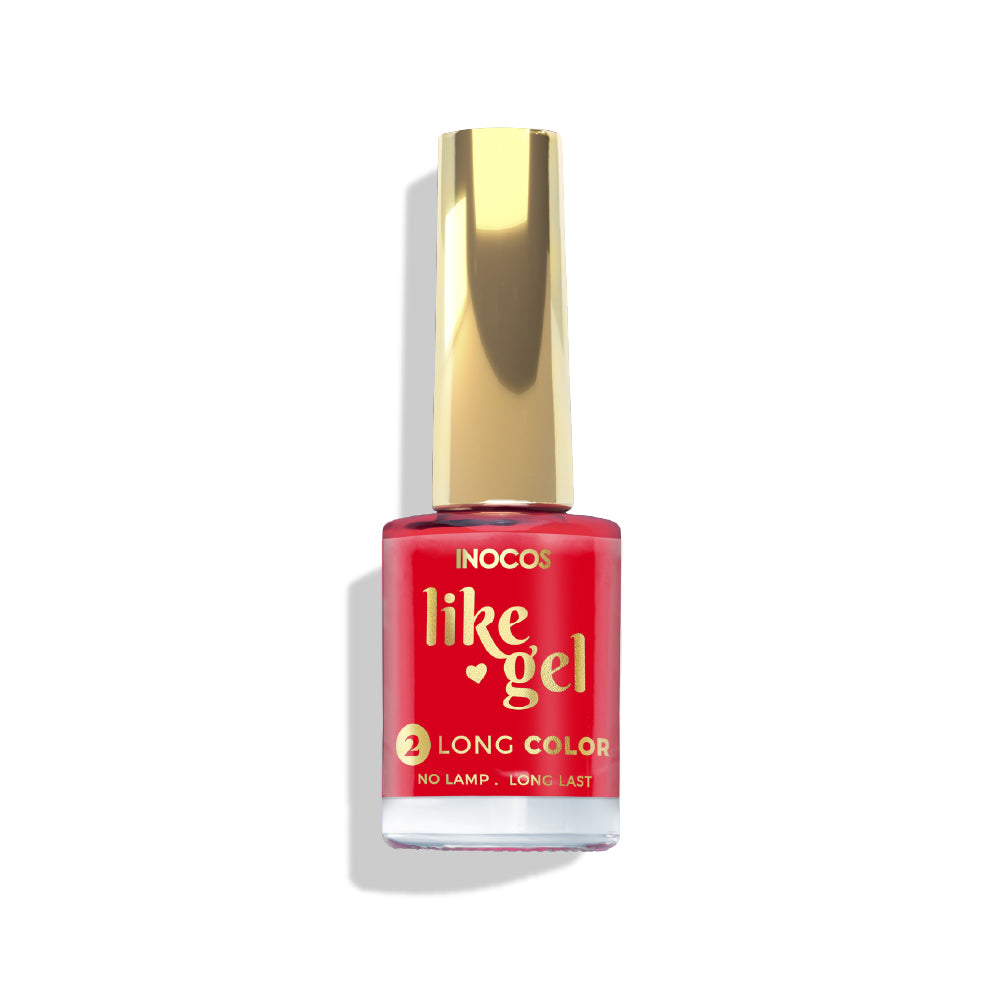 Verniz INOCOS Like Gel 120 Vermelho Fogo 11 ml