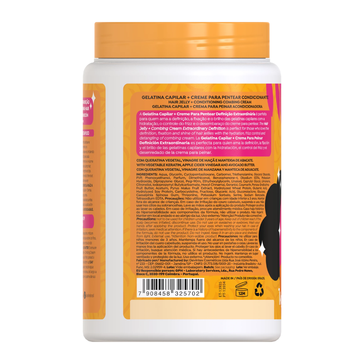 SOS Gelatin + Extraordinary Definition Combing Cream 1kg - Salon Line