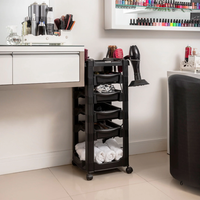 Mesa Ajudante de Cabeleireiro BS Preto NG-ST008
