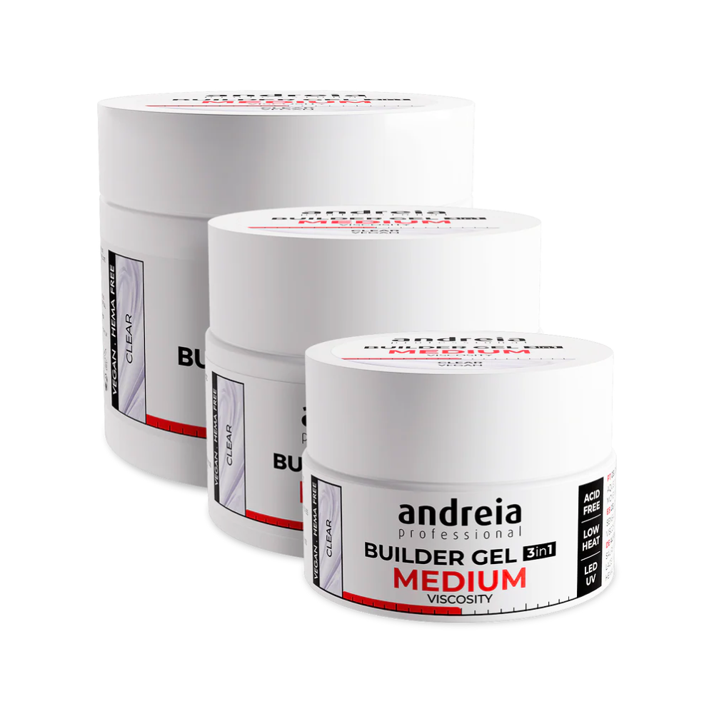 Andreia Builder Gel Medium Viscosity Clear 200gr