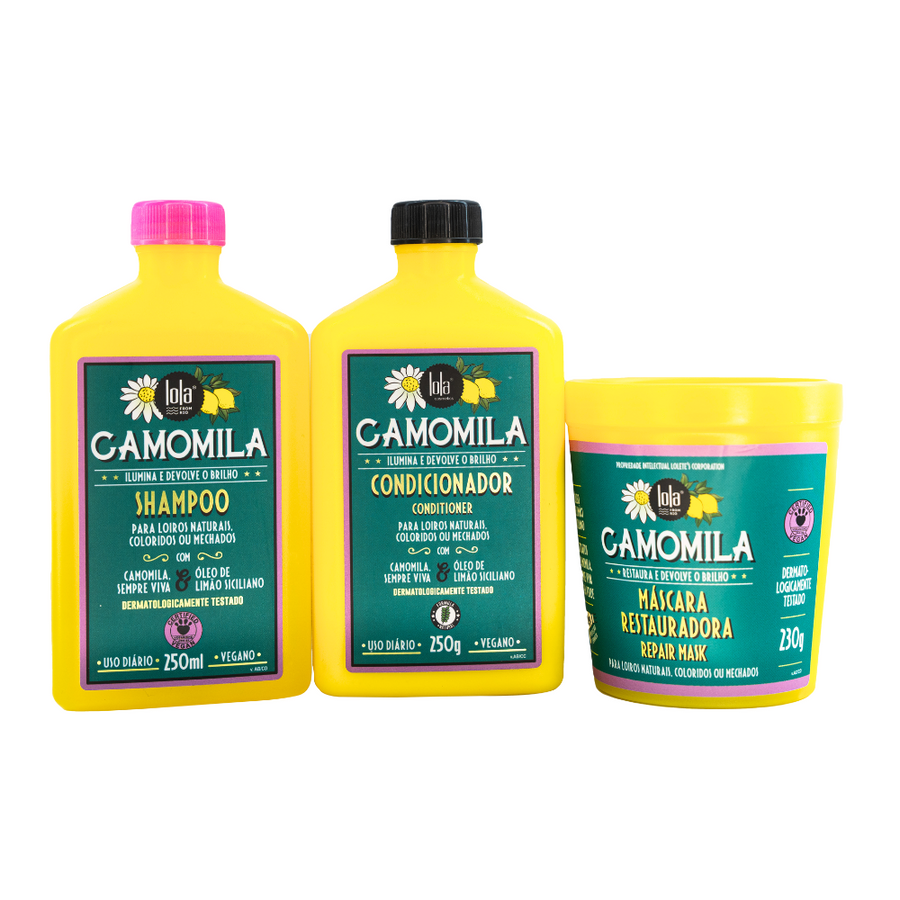 Kit Lola Cosmetics Camomila Trio (3 Produtos)