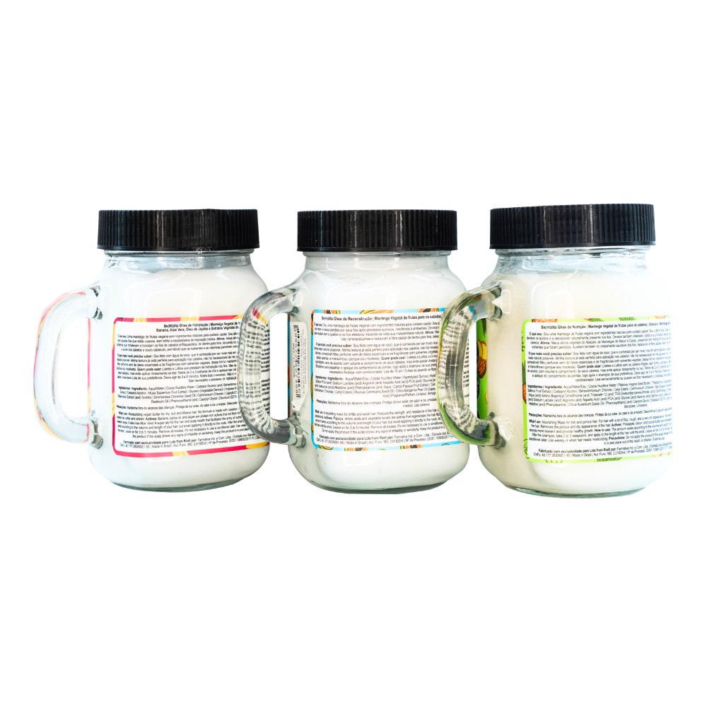 Kit Lola Cosmetics Be(M)dita Ghee Cronograma Capilar (3 Produtos)