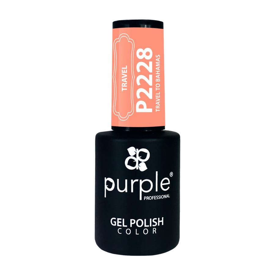 Gel Polish Travel To Bahamas 10ml - Purple