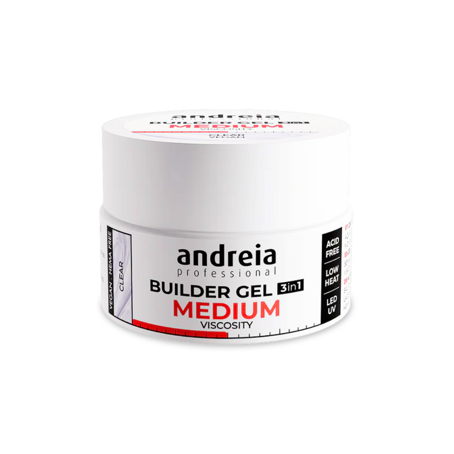Andreia Builder Gel Medium Viscosity Clear 200gr