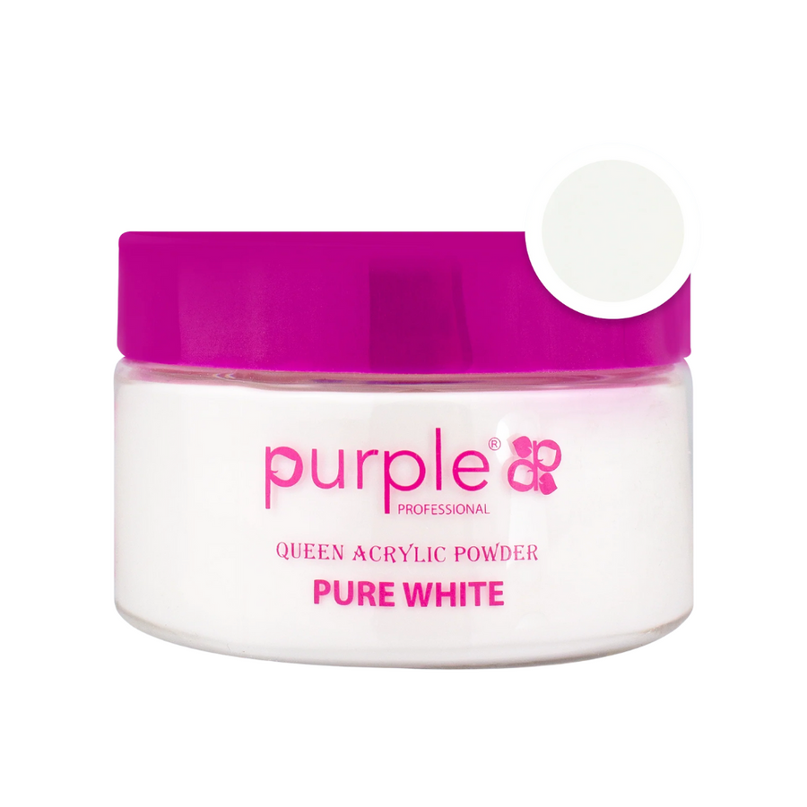 Purple Queen Acrylic Powder Pure White