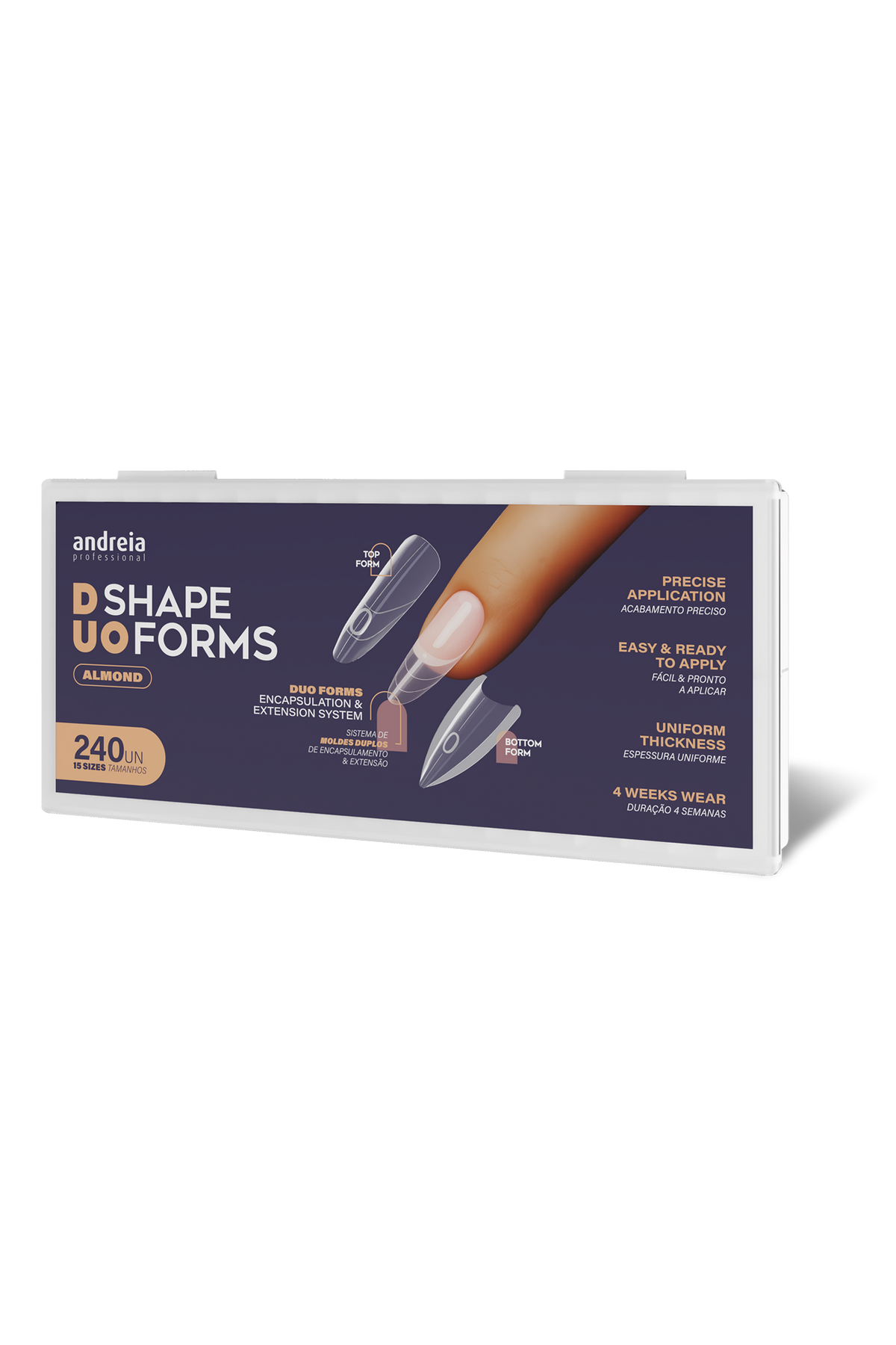 Andreia Duo Shape Forms Almond 240 unidades