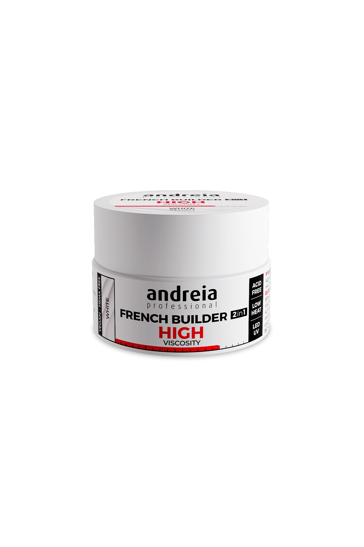 Andreia French Builder Alta Viscosidade White 22 g