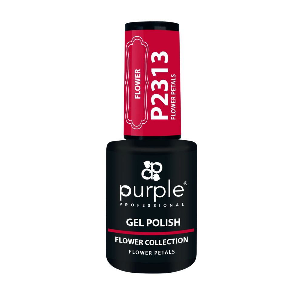Gel Polish Flower Petals 10ml - Purple