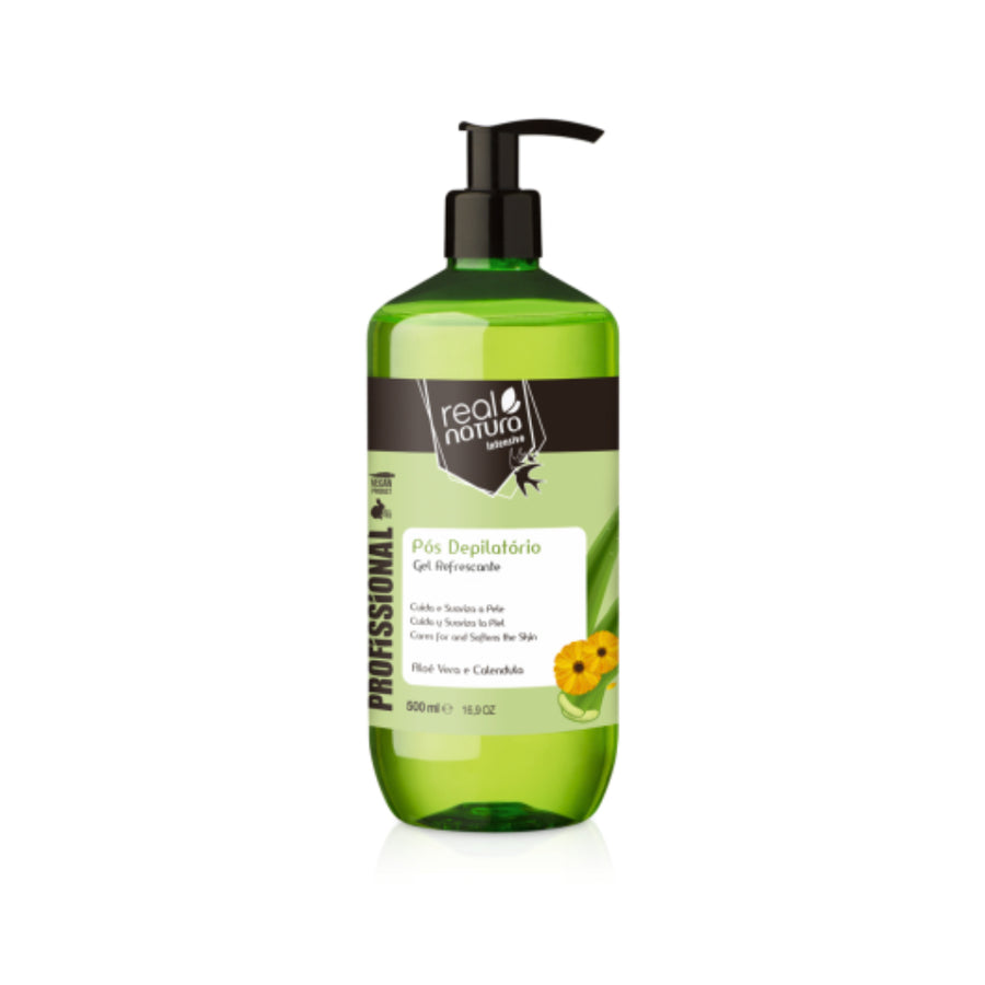 Real Natura Gel Pós Depilatório Aloe Vera & Calêndula 500ml
