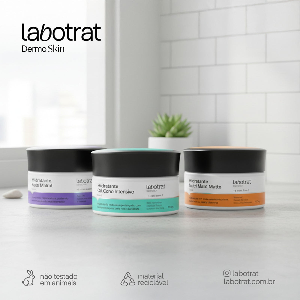 Labotrat Dermo Skin — Hidratante Facial Nutri Matte 100 g