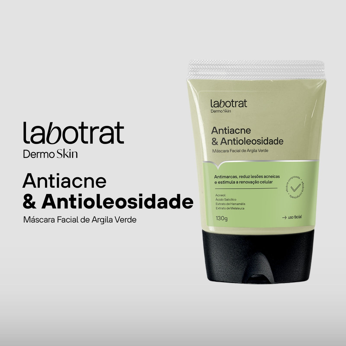 Labotrat Dermo Skin — Máscara de Argila Verde 130 g