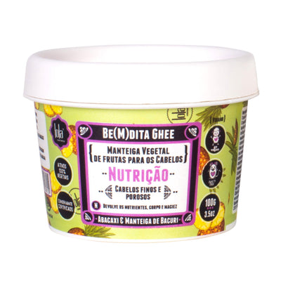 Lola Be(M)dita Ghee Nutrição Abacaxi E Manteiga De Bacuri Máscara 100g