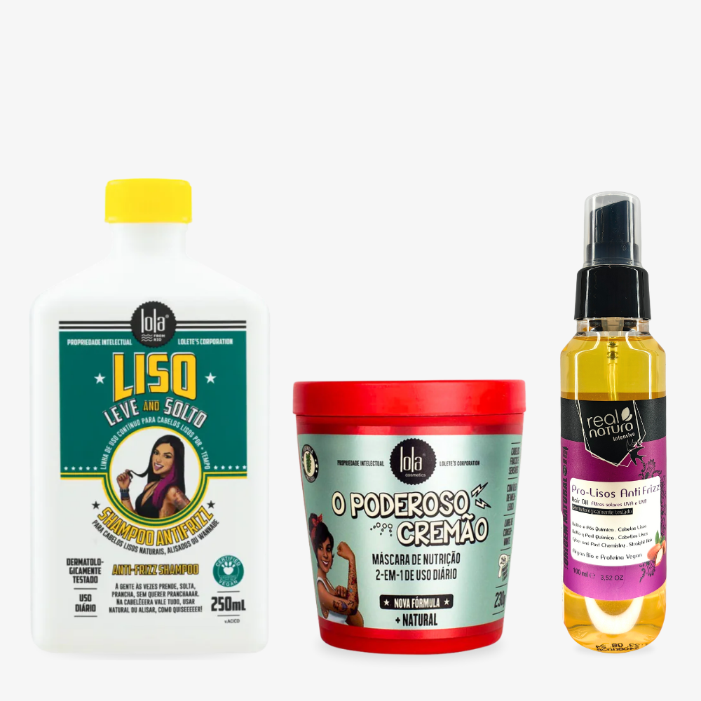 Lola Kit Bye Bye Frizz: Mais Suave, Menos Stress.