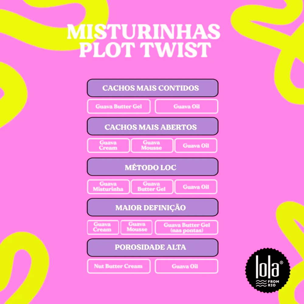 Lola Plot Twist Óleo Finalizador 90ml Plot Twist Guava 90ml