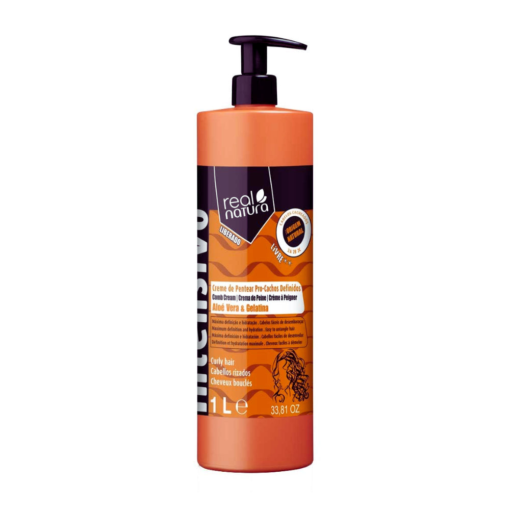Real Natura Creme de Pentear Pro-Cachos Definidos 1000ml