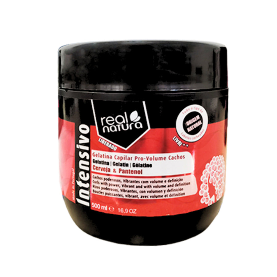 Real Natura Gelatina Capilar Pro-volume Cachos 500ml