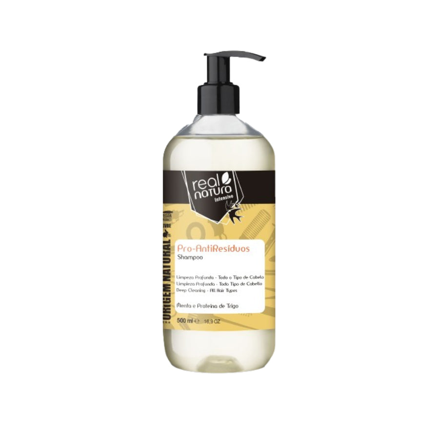 Shampoo Sem Sal Pro - Antirresiduos 500ml - Real Natura