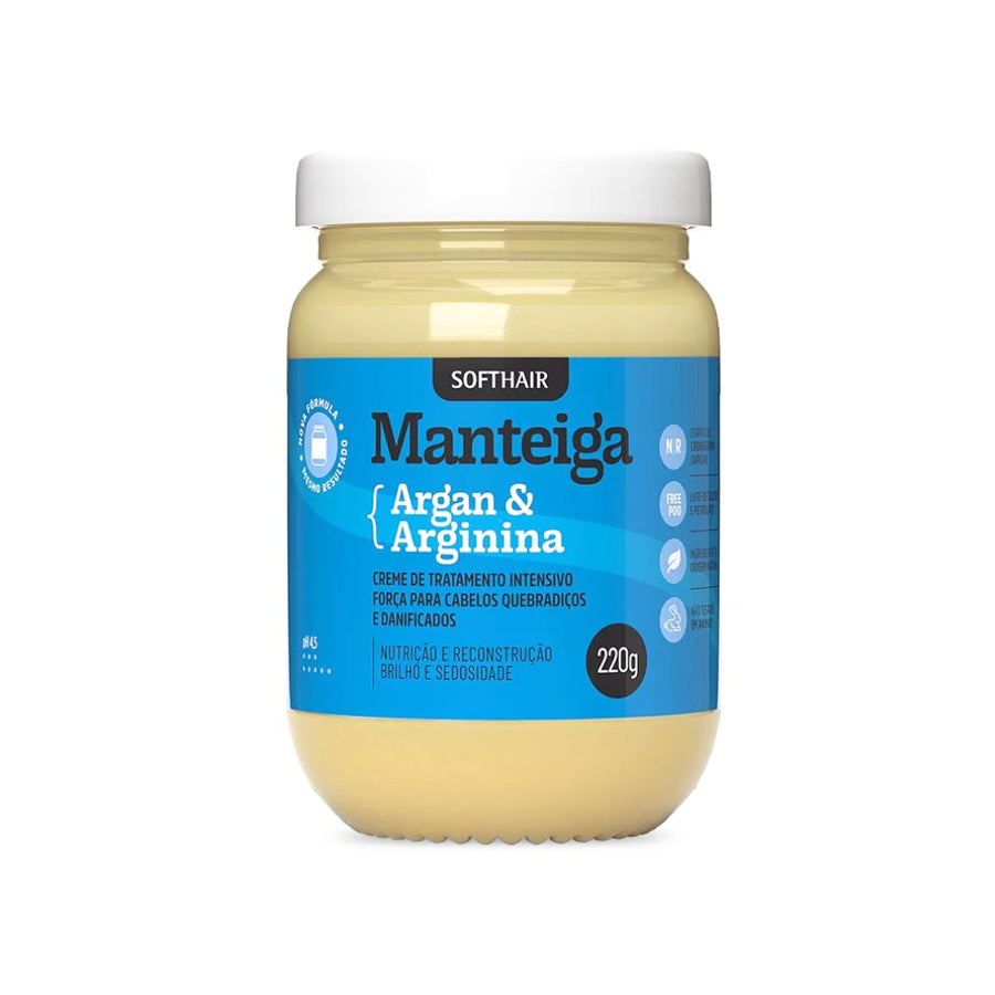 Soft Hair Manteiga Argan e Arginina 220g
