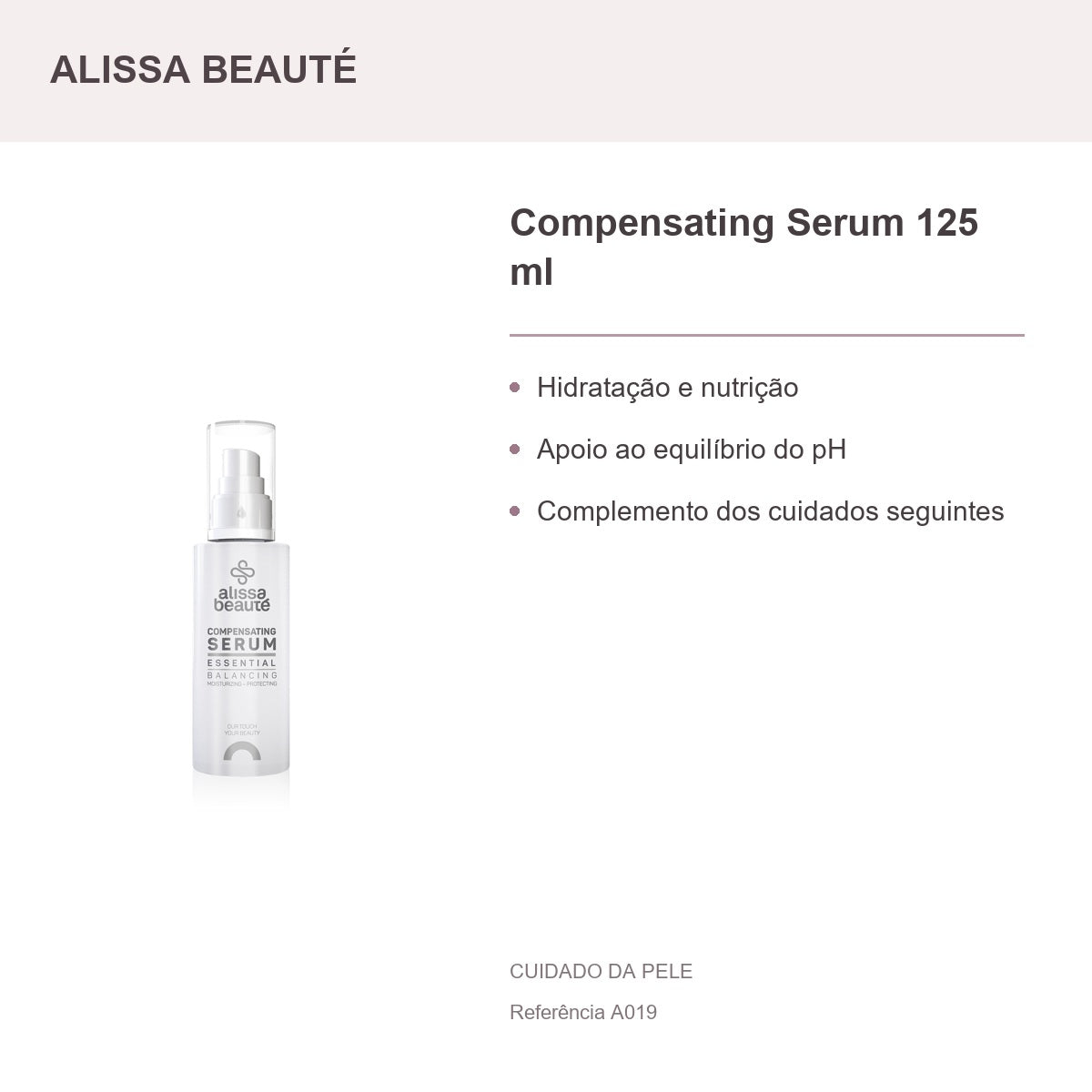Compensating Serum 125 ml - Alissa Beauté — presentación y beneficios