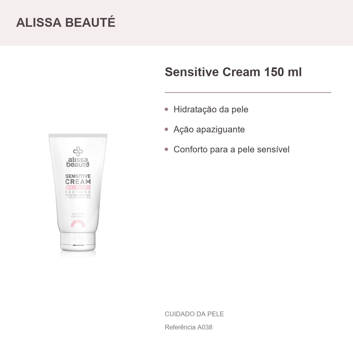 Sensitive Cream 150 ml - Alissa Beauté — presentación y beneficios