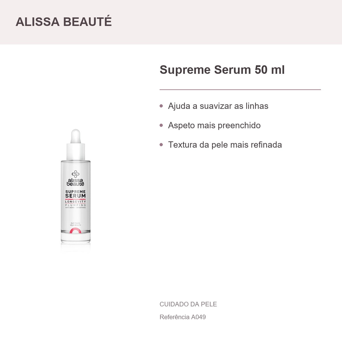 Supreme Serum 50 ml - Alissa Beauté — presentation and benefits