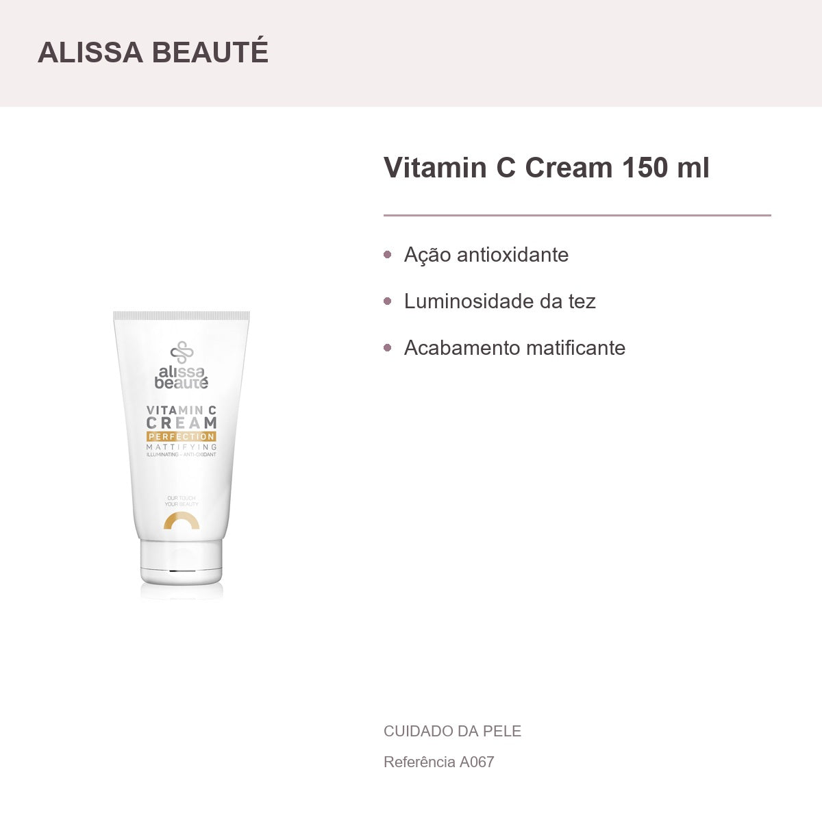 Vitamin C Cream 150 ml - Alissa Beauté — apresentação e benefícios