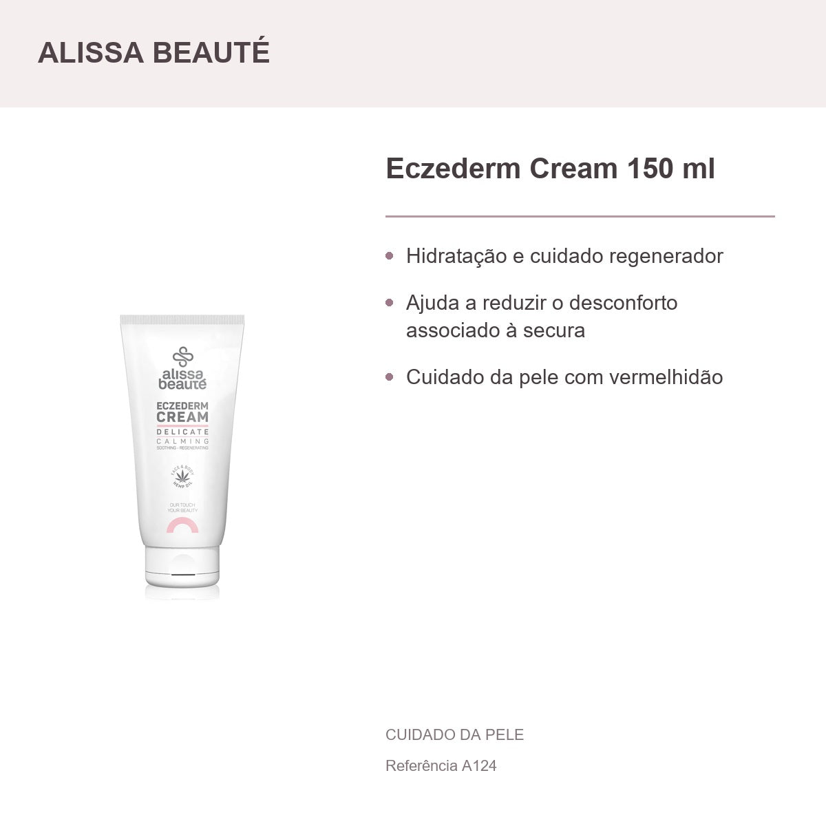 Eczederm Cream 150 ml - Alissa Beauté — apresentação e benefícios