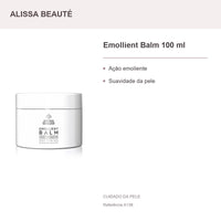 Emollient Balm 100 ml - Alissa Beauté — apresentação e benefícios