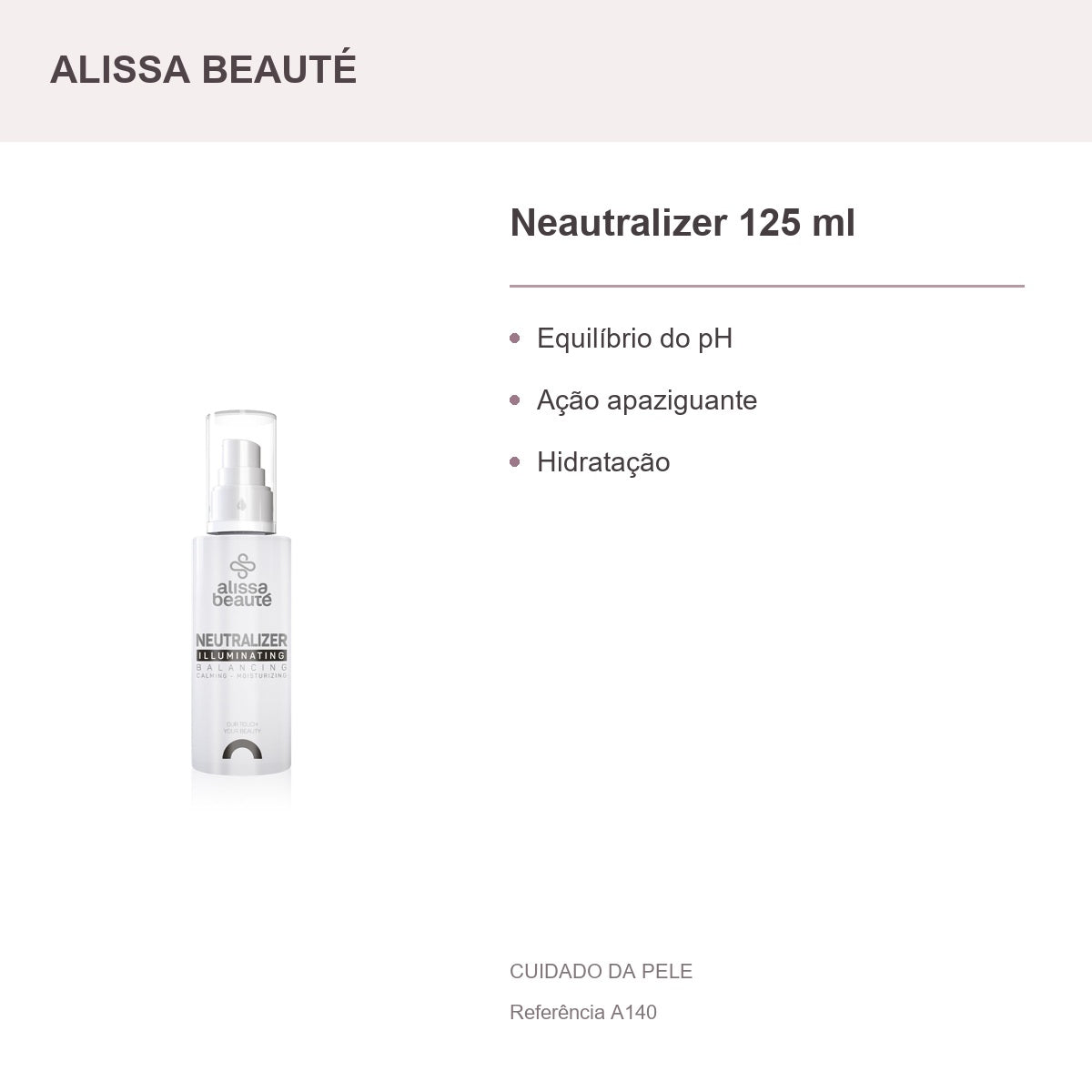 Neautralizer 125 ml - Alissa Beauté — presentación y beneficios