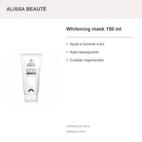 Whitening mask 150 ml - Alissa Beauté — presentación y beneficios