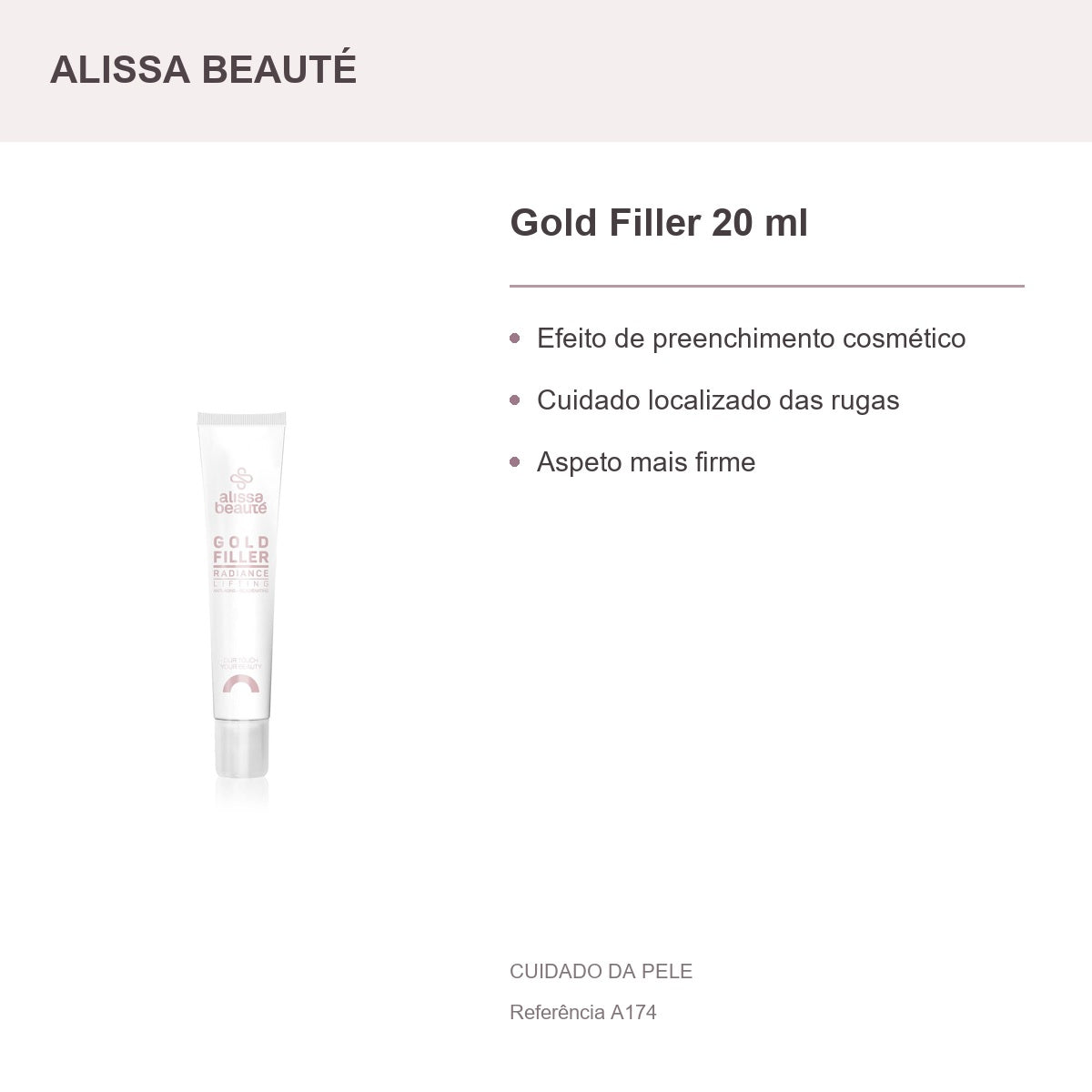 Alissa Beauté Gold Filler Faltenpflege 20 ml – Produktdarstellung und Eigenschaften