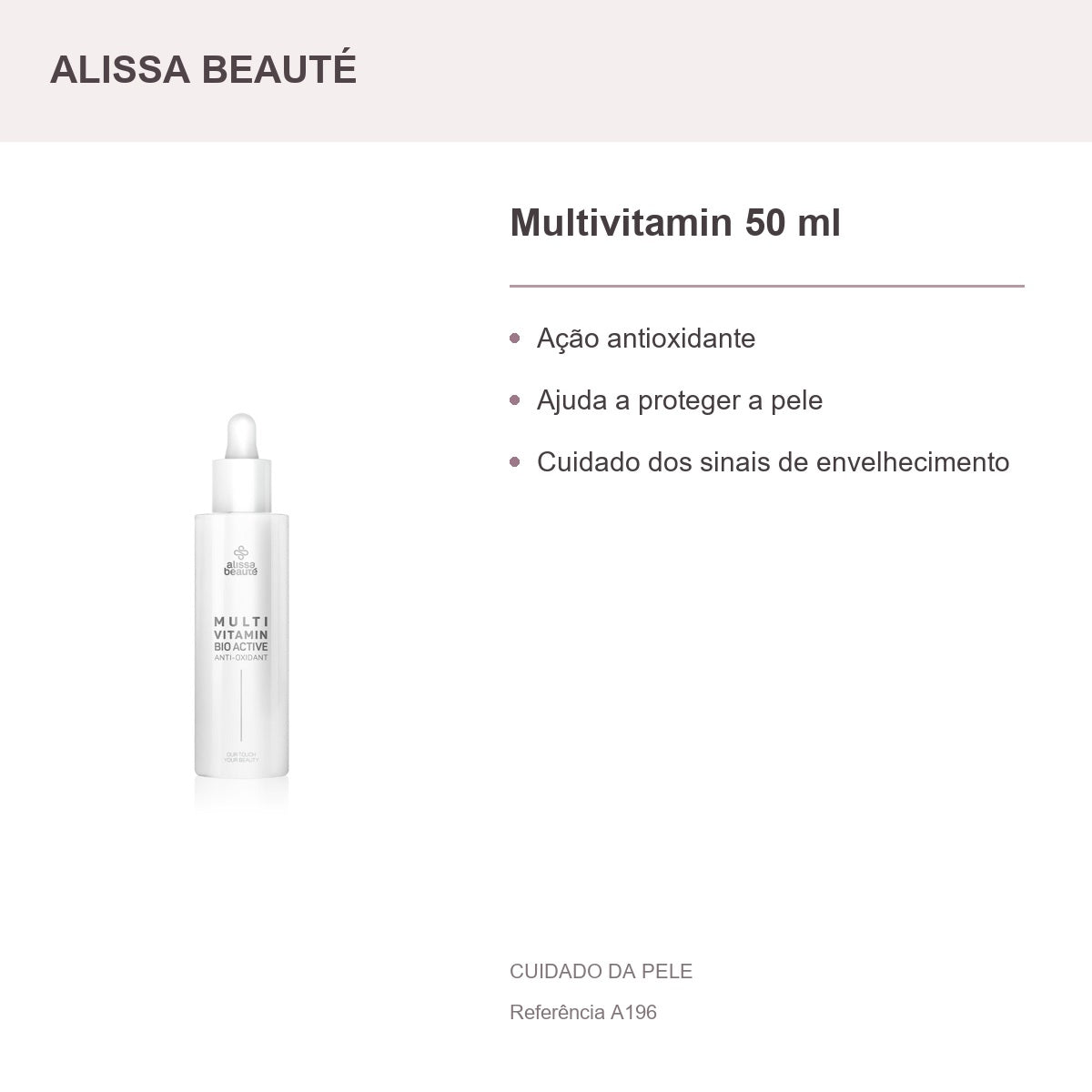 Multivitamin 50 ml - Alissa Beauté — apresentação e benefícios