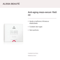 Anti-aging mezo-serum 10x5 ml - Alissa Beauté — apresentação e benefícios
