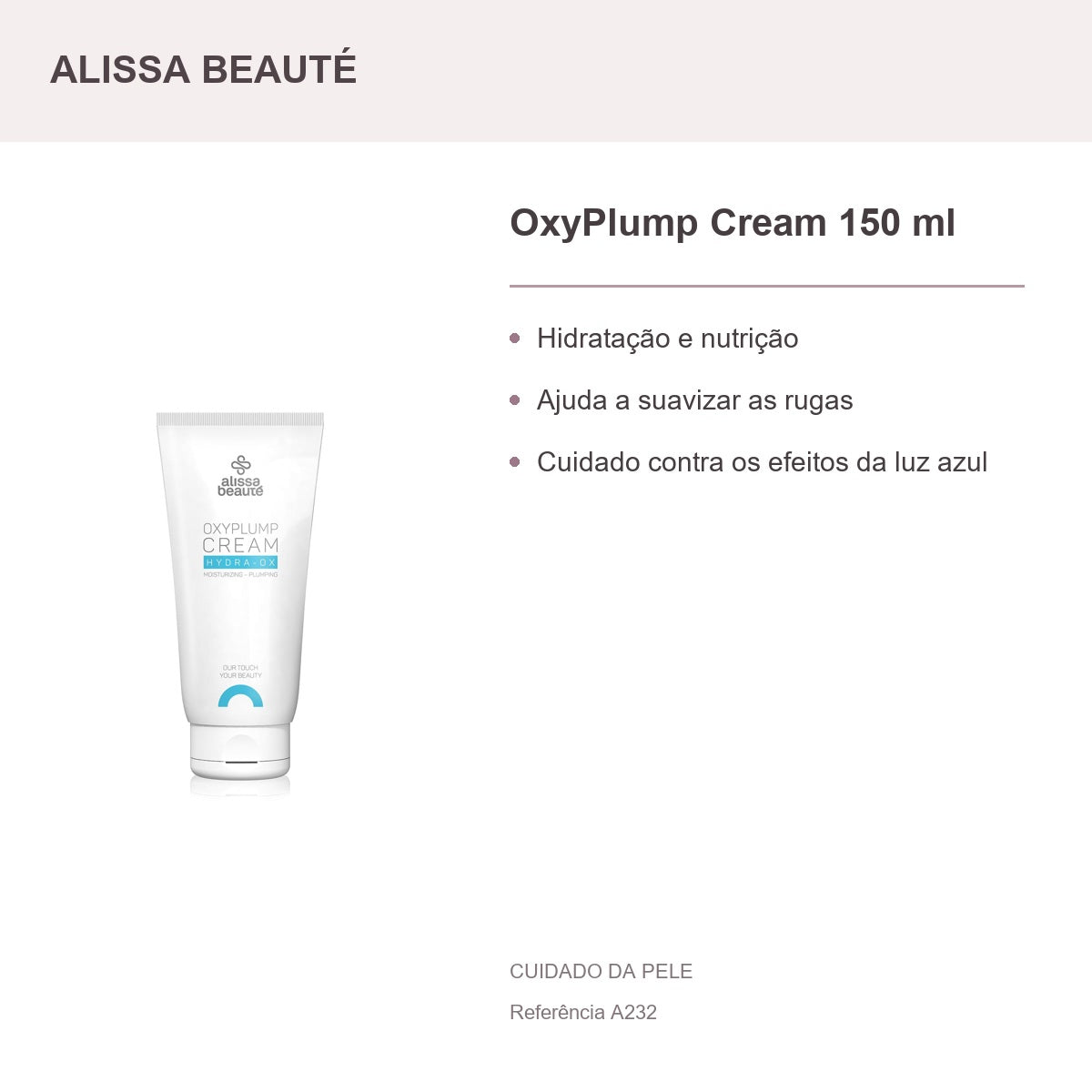 OxyPlump Cream 150 ml - Alissa Beauté — presentation and benefits