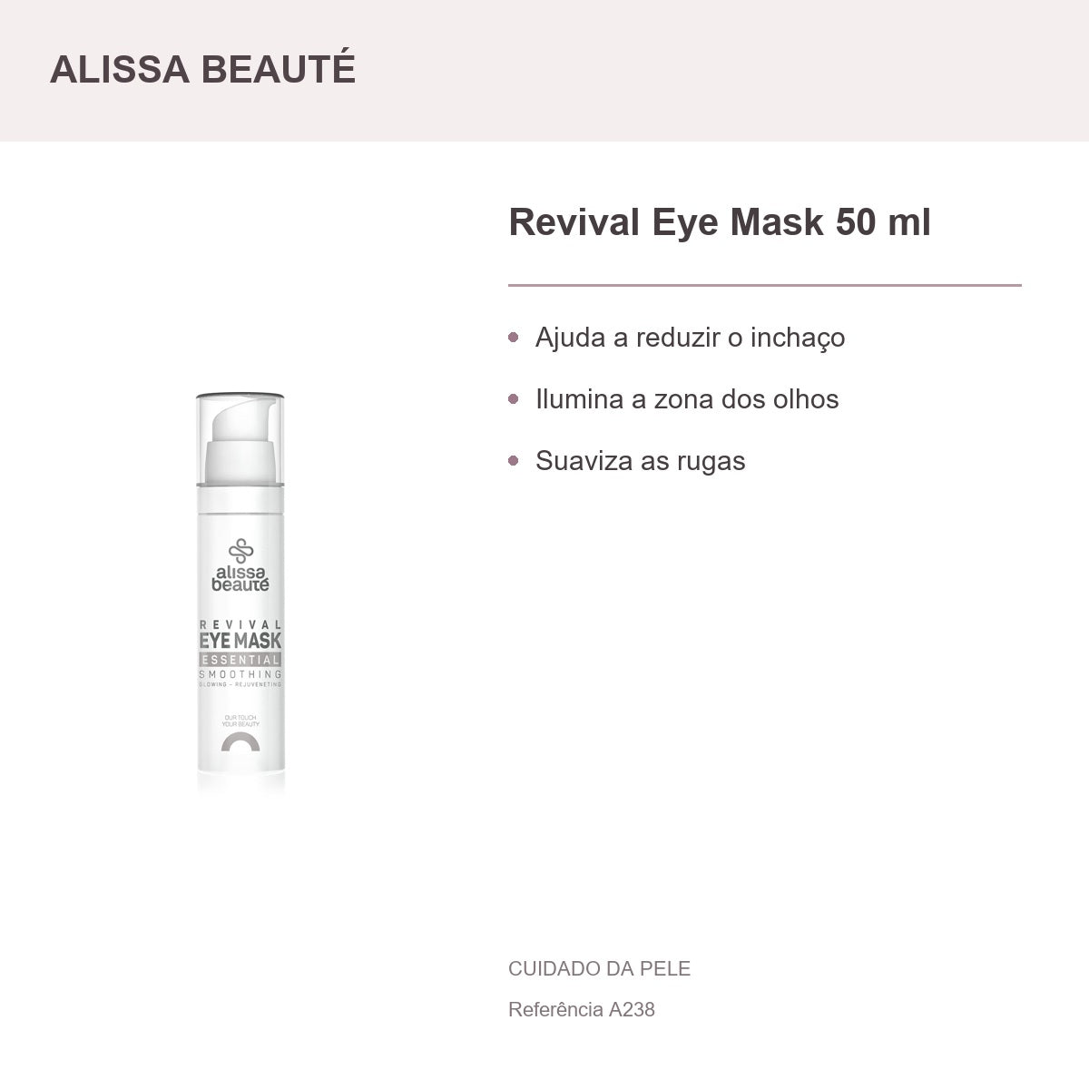 Revival Eye Mask 50 ml - Alissa Beauté — presentación y beneficios