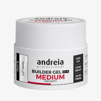 Andreia Builder Gel Viscosidad Media Blanco Suave 44g