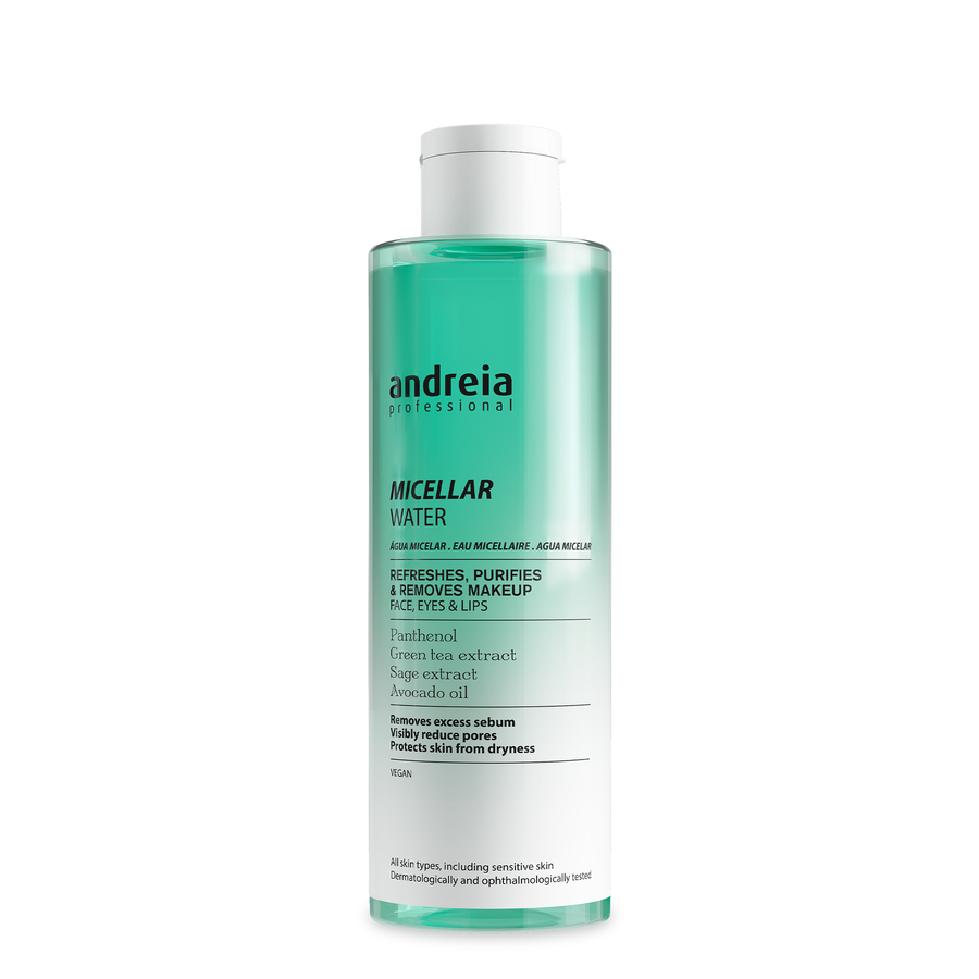 Andreia Água Micelar 200 ml — embalagem completa sobre fundo branco