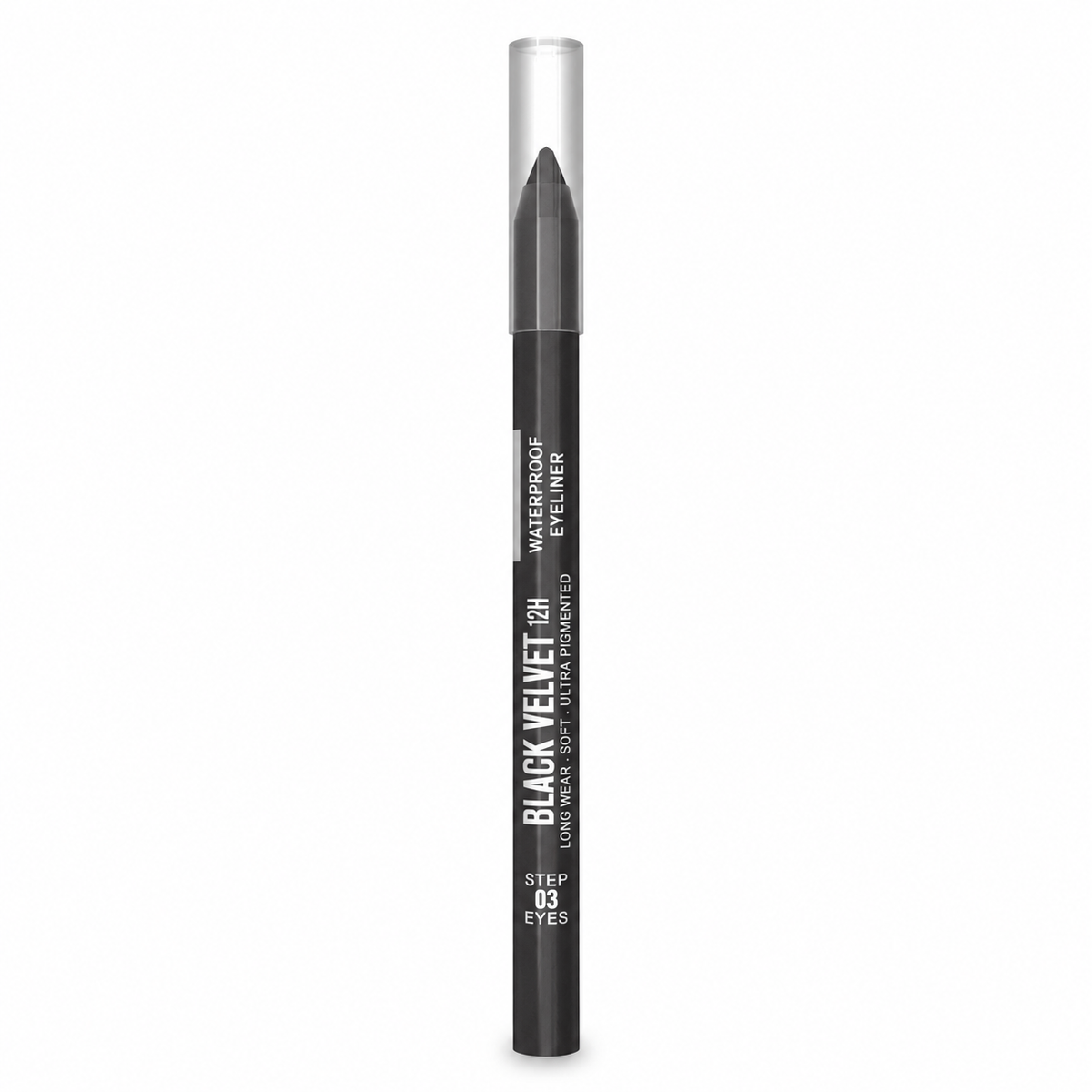 Andreia Black Velvet 12H Lápis Eyeliner Preto Waterproof