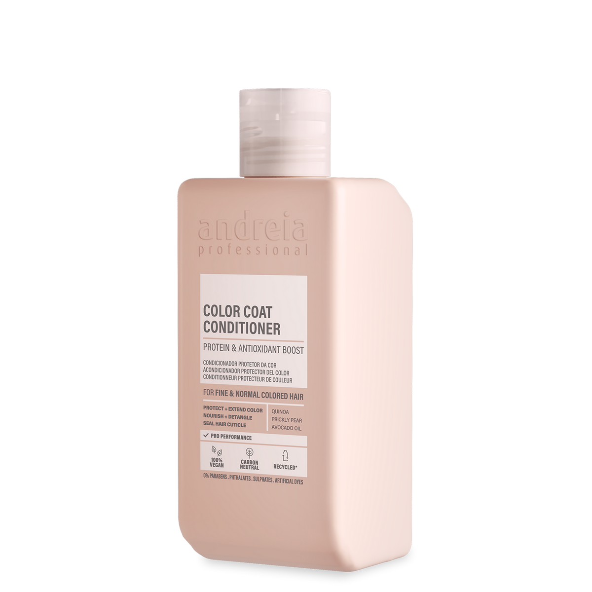 Andreia Color Coat Condicionador 300 ml — embalagem completa em fundo branco