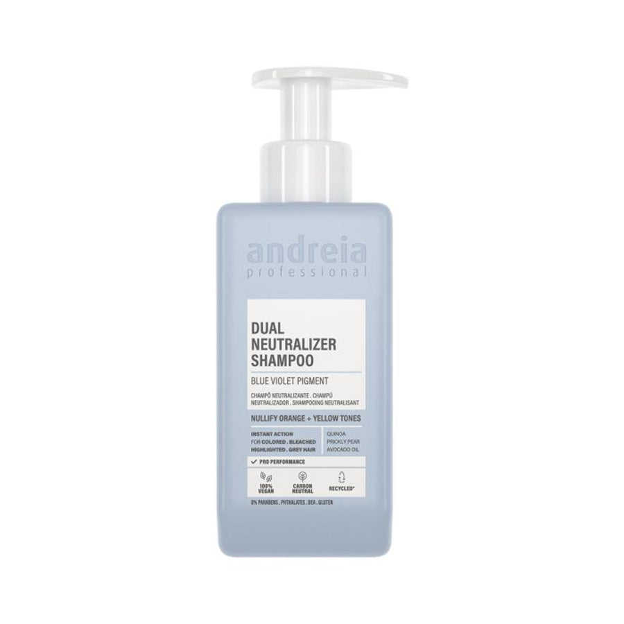 Andreia Dual Neutralizer Champô 300 ml — embalagem completa em fundo branco