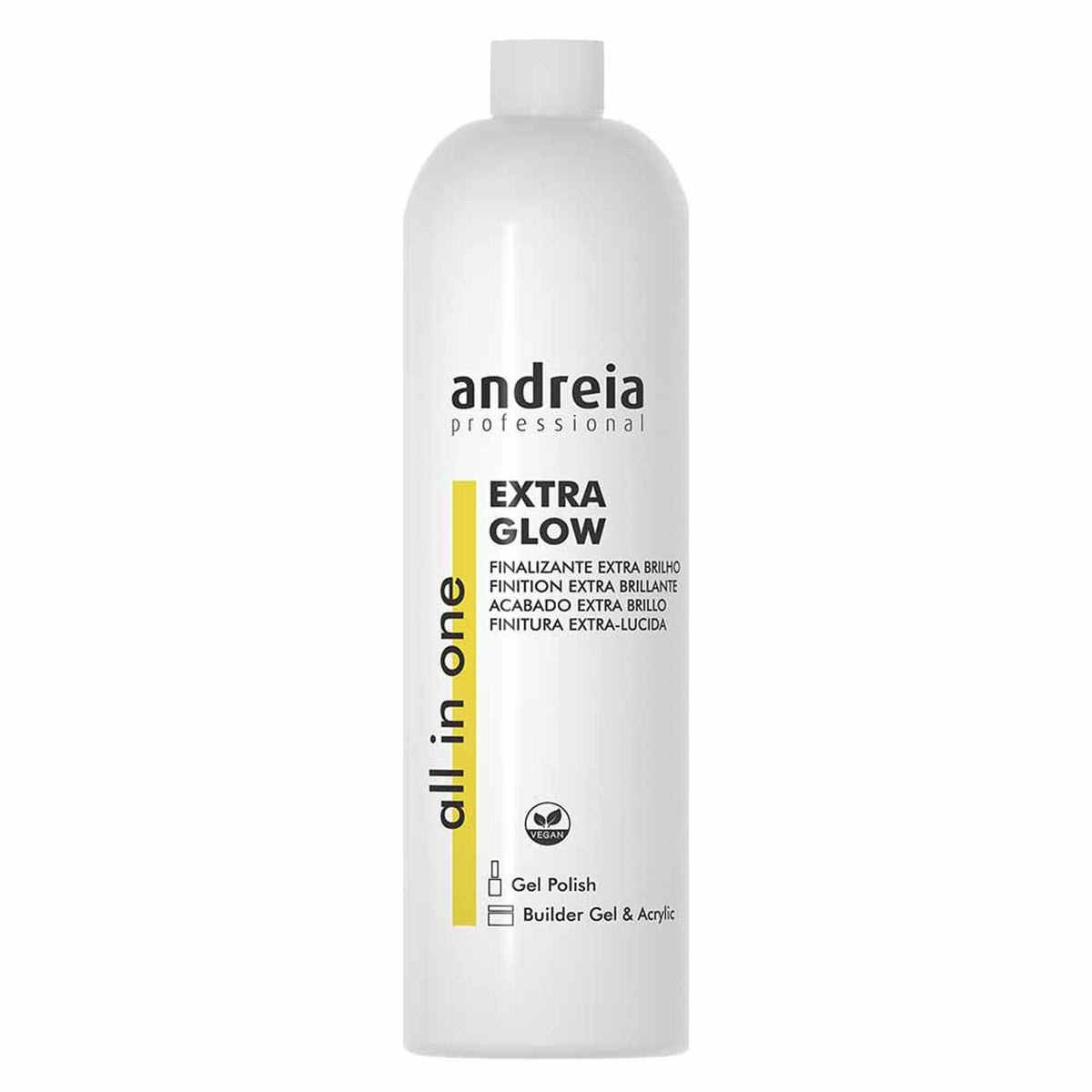 Andreia All In One Extra Glow 1000 ml — embalagem sobre fundo branco
