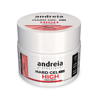 Andreia Hard Gel 2 em 1 Alta Viscosidade Peach 44 g — embalagem original sobre fundo branco