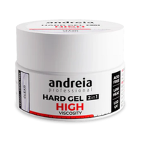 Hard gel de alta viscosidade transparente 44 g Andreia para unhas de gel