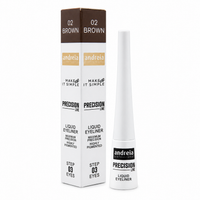 Andreia Precision Line Eyeliner Líquido 02 Brown 3,5 ml