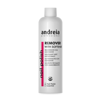 Andreia Removedor de Verniz com Amaciador 100 ml — frasco completo em fundo branco