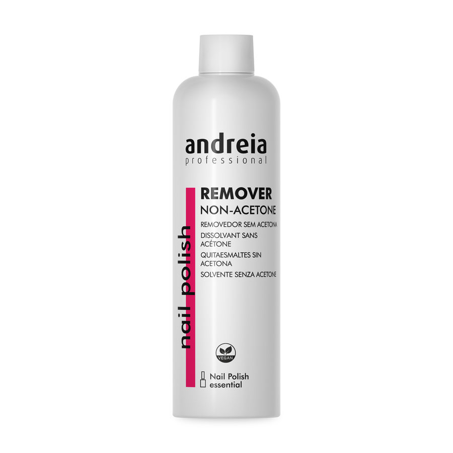 Andreia Removedor de Verniz sem Acetona 100 ml — frasco completo sobre fundo branco