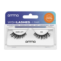 Andreia AMMA Wish Lashes 302 — um par, embalagem completa em fundo branco