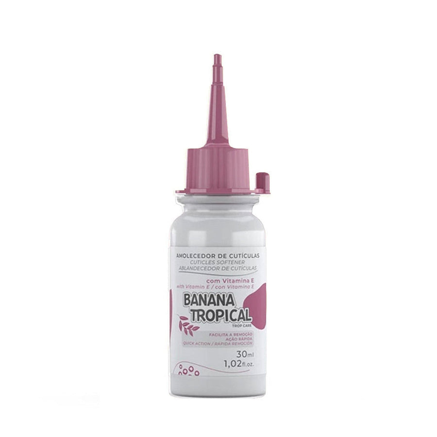 Casco de Cavalo Banana Tropical Amolecedor de Cutículas 30 ml — produto completo sobre fundo branco