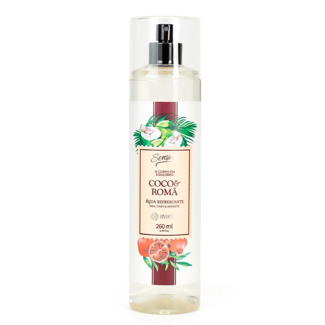 Avatim Sensore Água Refrescante Coco e Romã Corpo e Ambiente 260 ml